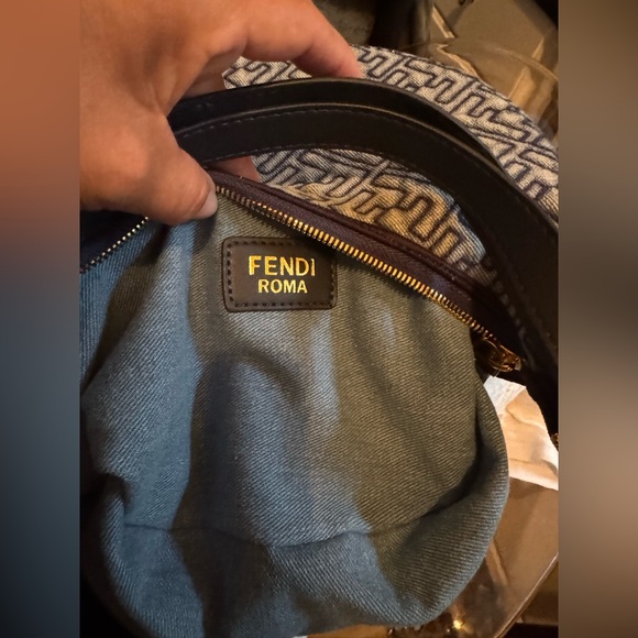 Demim and leather purse - Picture 5 of 9